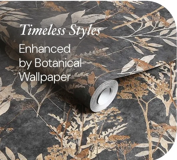 timeless botanical wallpaper